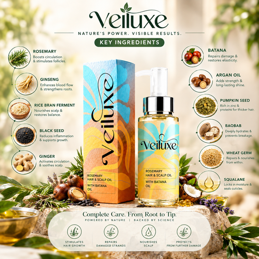 Rosemary Hair & Scalp Oil With Batana Oil