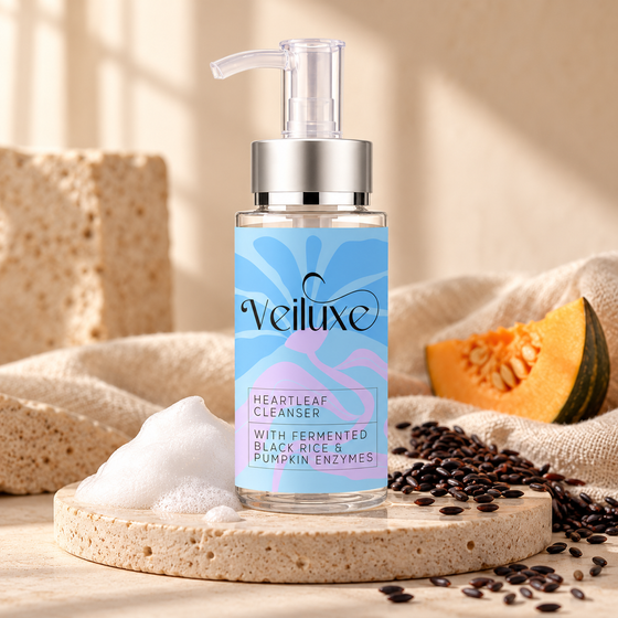 Heartleaf Cleanser with foam, black rice and pumpkin