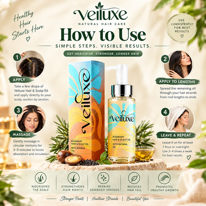 Rosemary Hair & Scalp Oil With Batana Oil