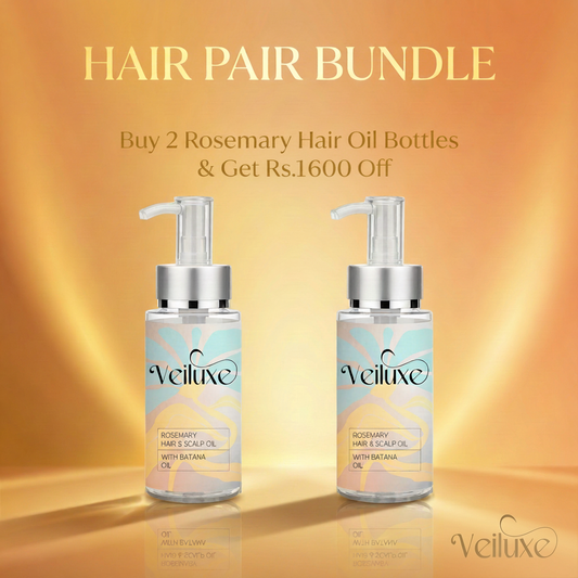 Hair Pair - 2x Rosemary Hair & Scalp Oil With Batana Oil