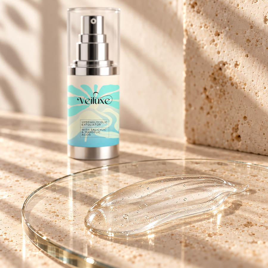 Veiluxe HydraGlycolic Exfoliator, texture close-up