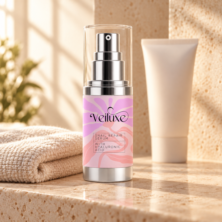 Veiluxe Snail Repair Serum, how to use, step 3
