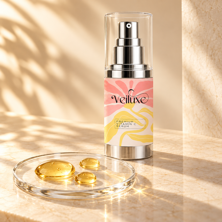 Veiluxe Vitamin C Serum, how to use, step 2
