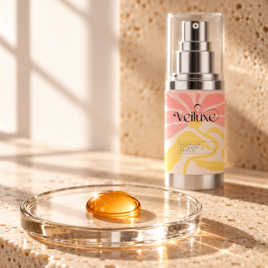Veiluxe Vitamin C Serum, texture close-up